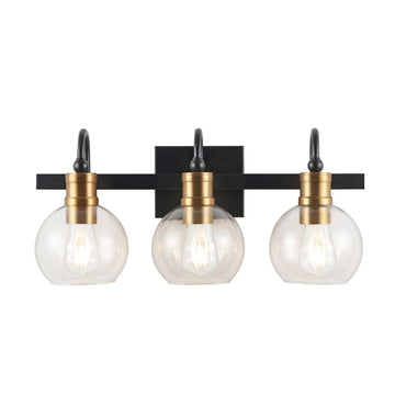 Marais Iron/Glass Rustic Vintage LED Vanity Light - JONATHAN Y